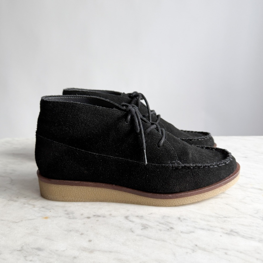 Aerosoles Greenhouse black suede fleece lined chukka boots size 6.5